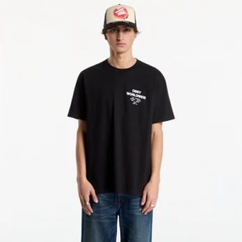 Obey Angels Above Black - Dydis S (165264493-BLK Marškinėliai)