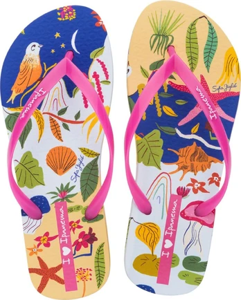 Ipanema Graffiti V Fem White/Pink/Blue - 37