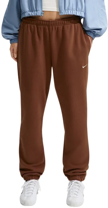 Kelnės moterims Nike Studio Fleece jasny ruda IM8076 259 (M)