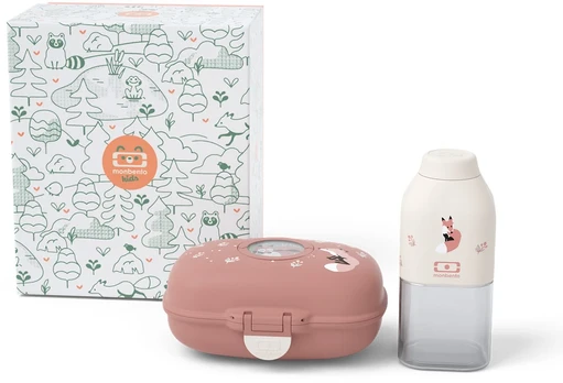 Monbento lunchbox i butelka vaikams Gram Cinnamon Fox