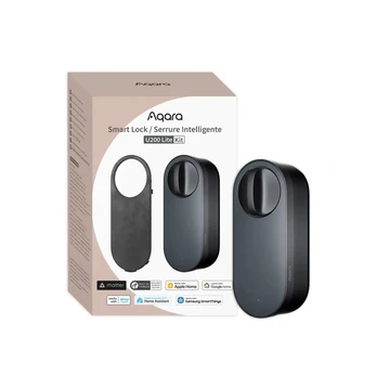 AQARA Smart Lock U200 Lite Kit, Black (EL-D03D-B)