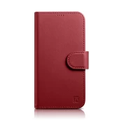 Dėklas iCarer Wallet Case 2in1 Cover iPhone 14 Pro Max Raudonas (WMI14220728-RD) kaina