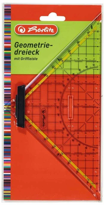 Herlitz Herlitz Geometrie-Dreieck groß mit Griff