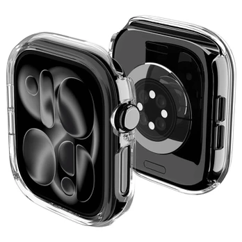 Skaidrus dėklas Apple Watch 12 (42 mm) laikrodžiui "Spigen Thin Fit"