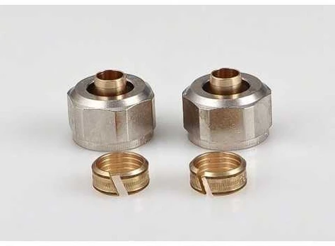 Adaptor for multilayer pipe 16x2mm, 24-19, baltas