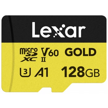 LEXAR MICROSD GOLD UHS-II, R280/W100 C10/A1/U3 (V60) 128GB