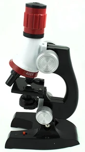 Edukacinis žaislas Science Microscope, juoda/raudona