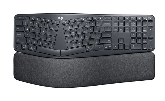 Logitech Ergo K860 Belaidė atskirta klaviatūra, Bluetooth, DE išdėstymas
