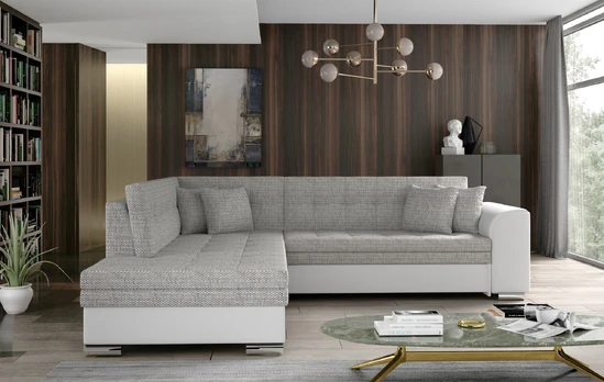 Kampinė sofa Pieretta, audinys Berlin 01, Soft 17