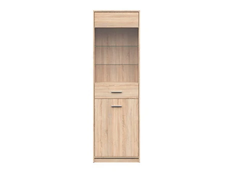 Vitrina Nepo Plus REG1D1W, ąžuolo spalvos