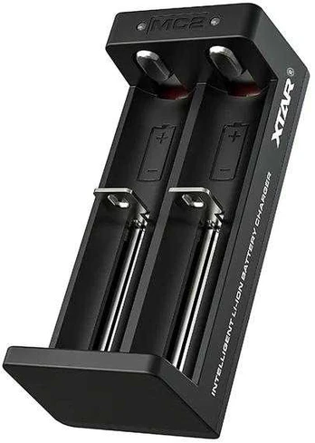 Xtar 2 x ličio jonų akumuliatorių įkroviklis MC2