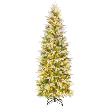 Bonideco Select Dirbtinė LED eglė 78x190cm., žalios spalvos