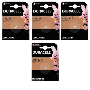 Duracell baterija 376/377, 4 vnt