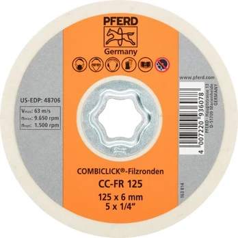 Tekstilinis poliravimo diskas PFERD CC-FR 125