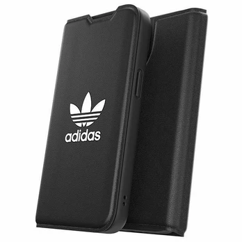 Dėklas Adidas OR Booklet BASIC iPhone 14 Juodas/baltas 50181
