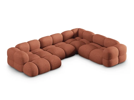 Panoramic Right Corner Sofa, "Loretto", 5 Seats, 345x250x68 Made in Europe