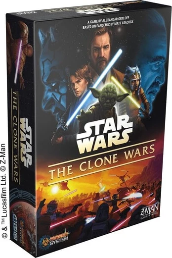 Stalo žaidimas Star Wars: The Clone Wars, ENG