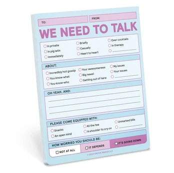 Knock Knock We Need To Talk Nifty Note