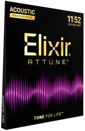 Elixir Eliksyras Attune Phosphor Bronze 21027 11-52