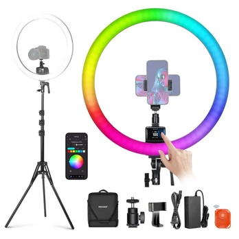 Neewer SRP18C RGB App Control 2500K-10000K Ring Light Kit