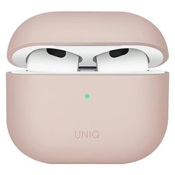 Dėklas UNIQ Lino AirPods 3 Rožinis