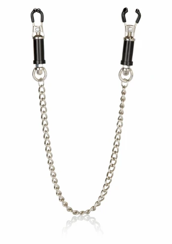 CalExotics Superior Adjustable Nipple Clamps with Decorative Chain 2.5”