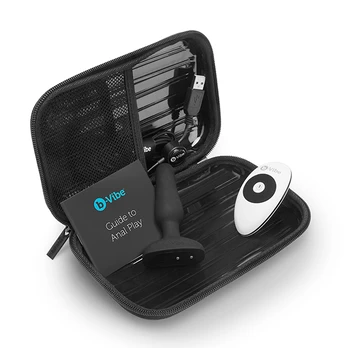 B-Vibe - Novice Remote Control Plug Black Analinis kaištis