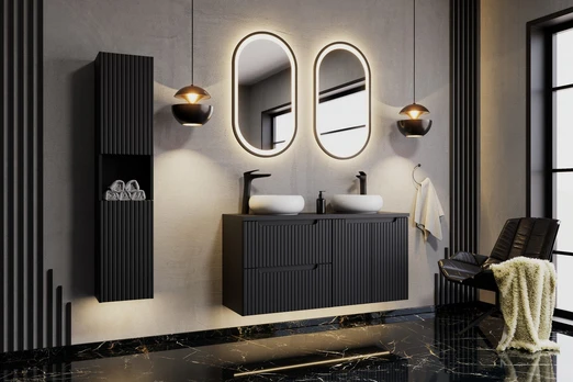 Stalviršis Nova Black B 89-70, juodas