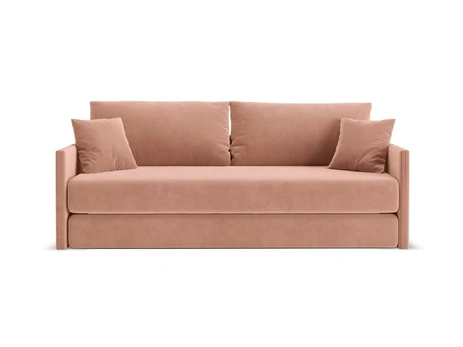 Velvet Sofa With Bed Function, "Shannon", 3 Seats, 209x94x87 Made in Europe