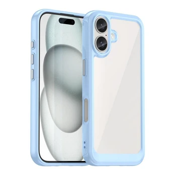 „Oper Space“ dėklas su gelio rėmeliu, skirtas „iPhone 16 Plus“ – mėlynas