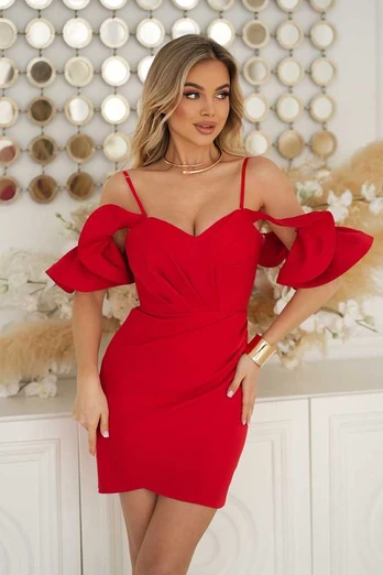 Bicotone kokteilinė mini suknelė 227457