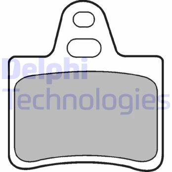 DELPHI LP0655 Brake pad set