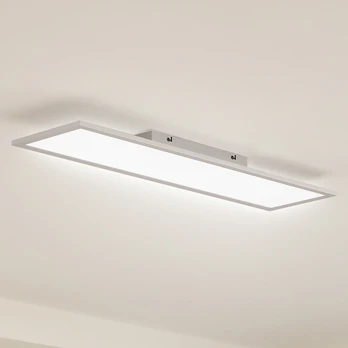 "Lindby" LED skydelis "Enhife", baltas, 80 x 20 cm, aliuminis