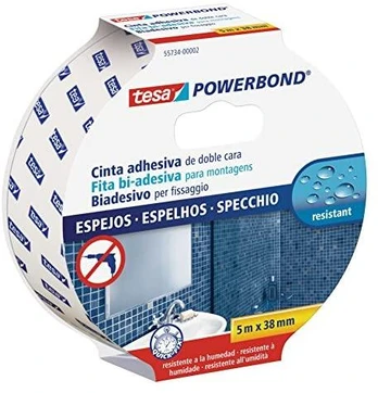 tesa Powerbond Montageband Spiegel 5m 38mm