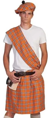 ESPA Highlander kostume, oranžinis
