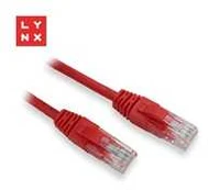 LYNX UTP patch kabelis Cat5e, PVC, CCA, 2m, červený