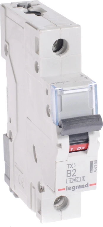 „Legrand“ grandinės pertraukiklis 1P B 2A 6 kA AC S301 TX3 (403350)