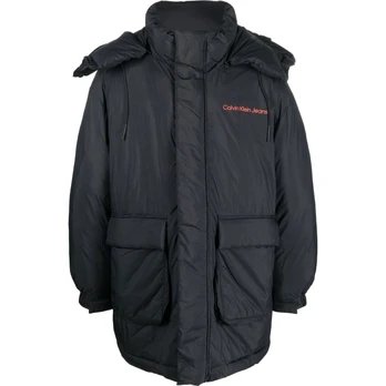 Pūkinė striukė vyrams, Juoda, Sustainable long parka