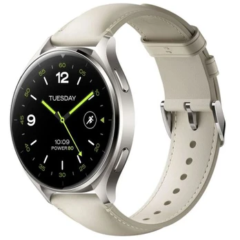Xiaomi Watch 2 išmanusis laikrodis, Titan Gray, odinis dirželis