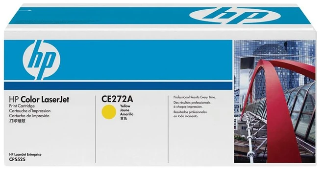 Tonerių kasetė HP CE272A, geltona