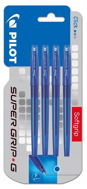Pilot Pen Pilot gelinis rašiklis mėlynas - 4 vnt.