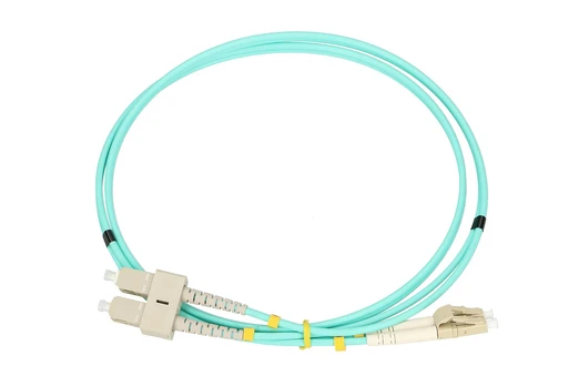 Extralink LC/UPC-SC/UPC | Patchcord | Multi Mode, OM3, dvipusis, 3mm, 5m