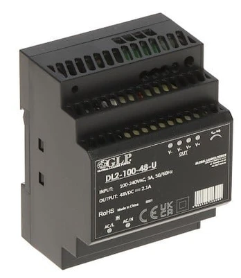 Maitinimo blokas DL2-30-48-U (0,32A/48V, 30W, DIN 35mm)