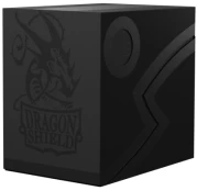 Dragon Shield Double Shell Deck Box - Shadow Black/Black kaina