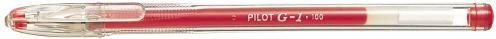 Raudonas gelinis rašiklis Pilot G1-5, 0.32 mm