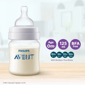 AVENT buteliukas Classic+ 125ml, SCF560/17 kaina