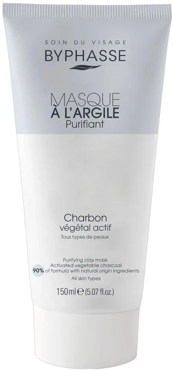 Byphasse, Byphasse, Charcoal, Purifying, Clay Mask, 150 ml