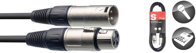 Audio kabelis Stagg XLR/f - XLR/m 15m