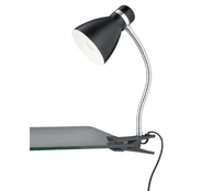TRIO-Lighting Harvey clamping lamp E27 matt black gaismeklis kaina