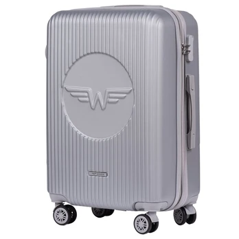 Vidutinis lagaminas WINGS SWL03, SIDABRAS